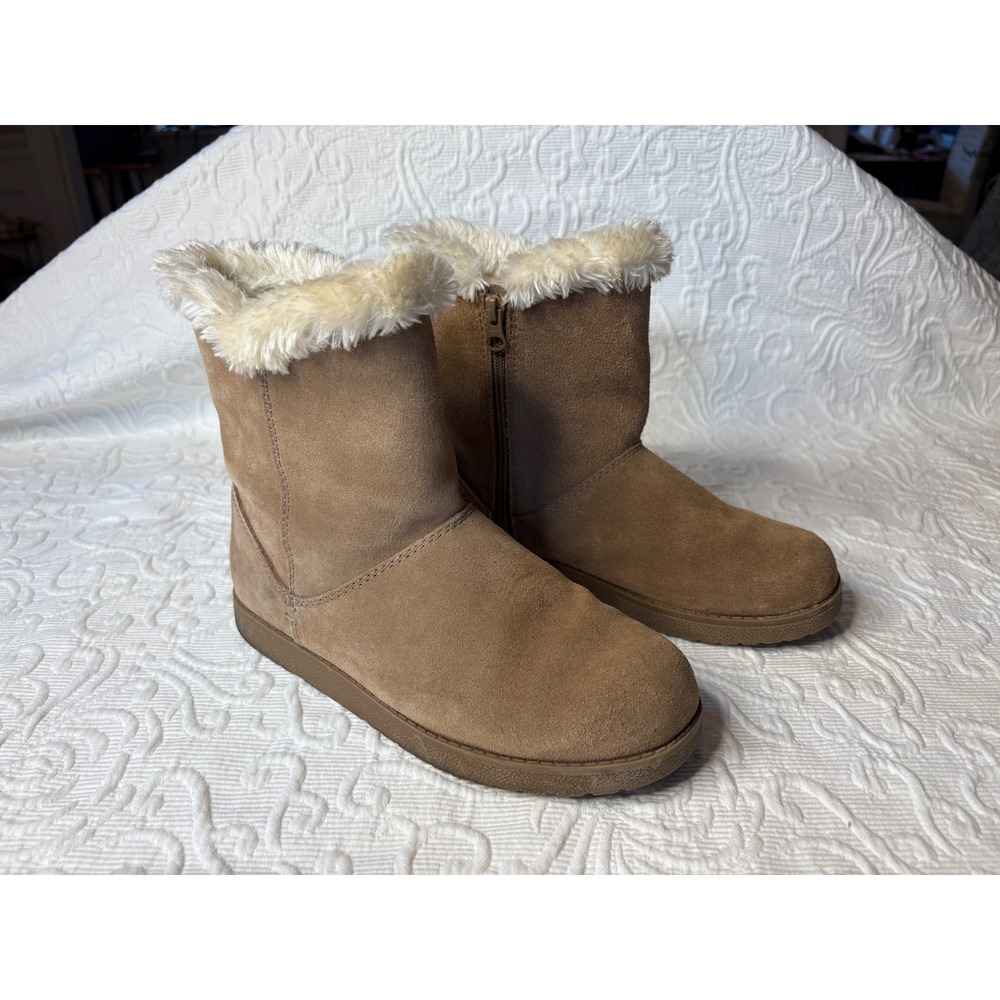 No brand Ugg-like boots, Sueded with faux fur lining and insole. Women's size 7.